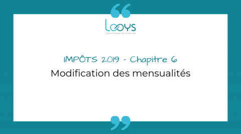 Modification des prélèvements