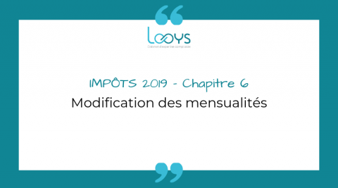 Modification des prélèvements 